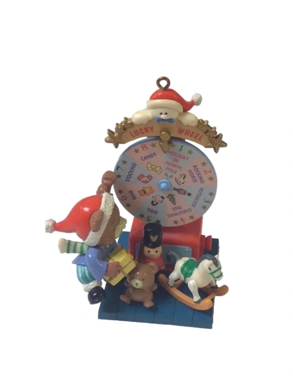 Mistletoe Magic “Lucky Wheel” Christmas Ornament